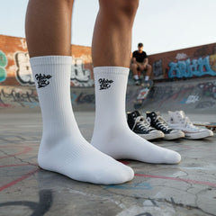 Hobo Crew Socks – Chalk White