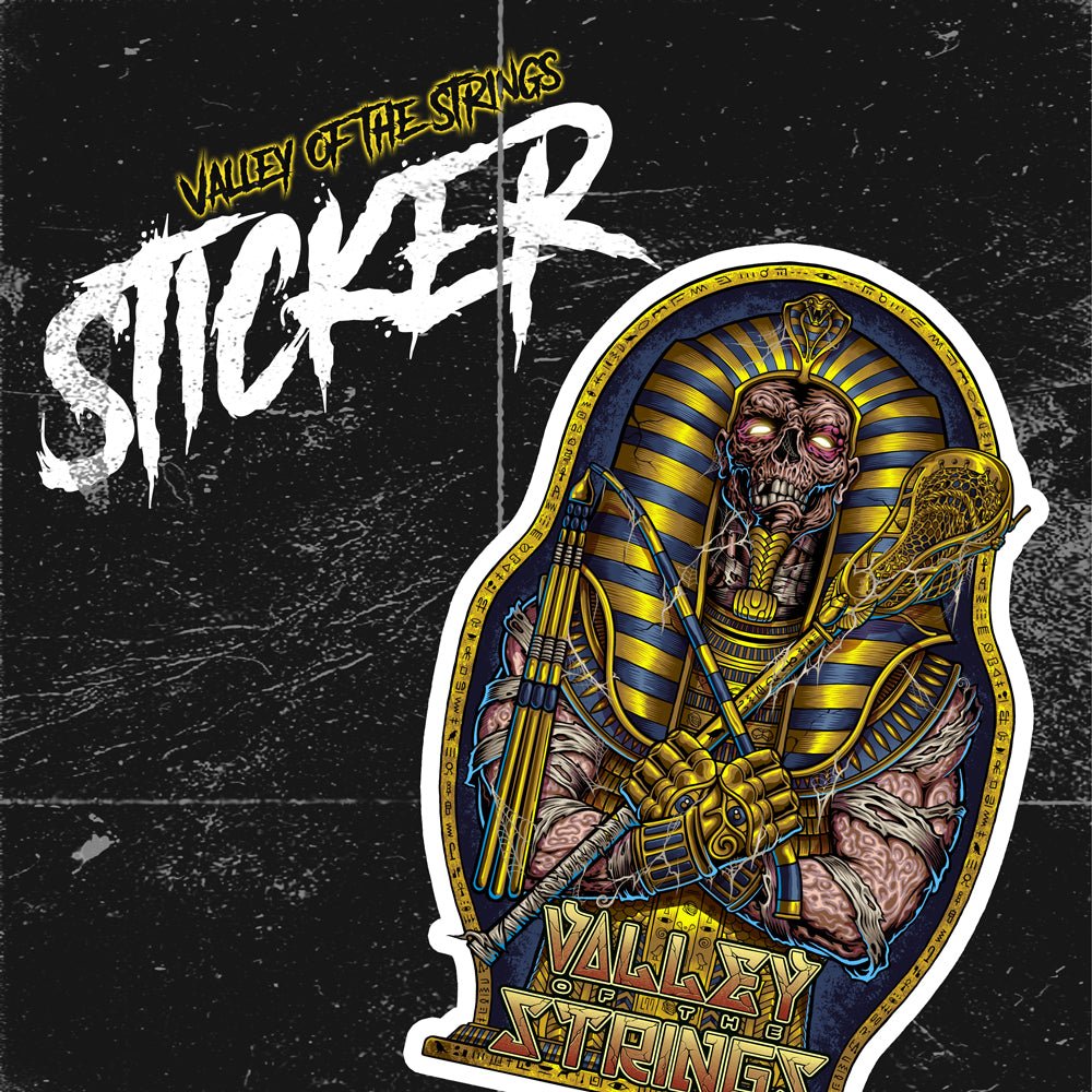 Valley of the Strings - Vinyl Sticker - Hobo Lax
