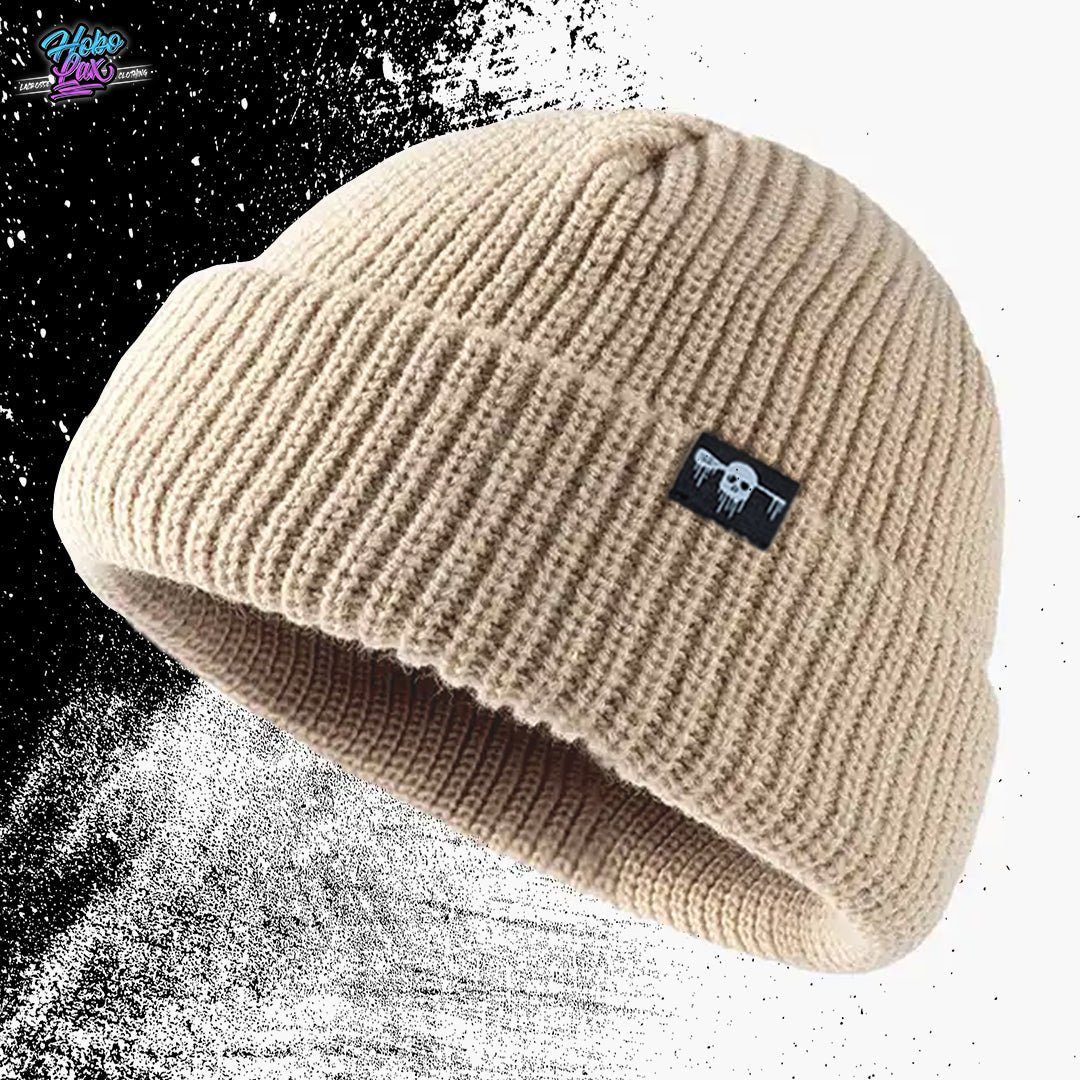 Drip Beanie - Beige - Hobo Lax