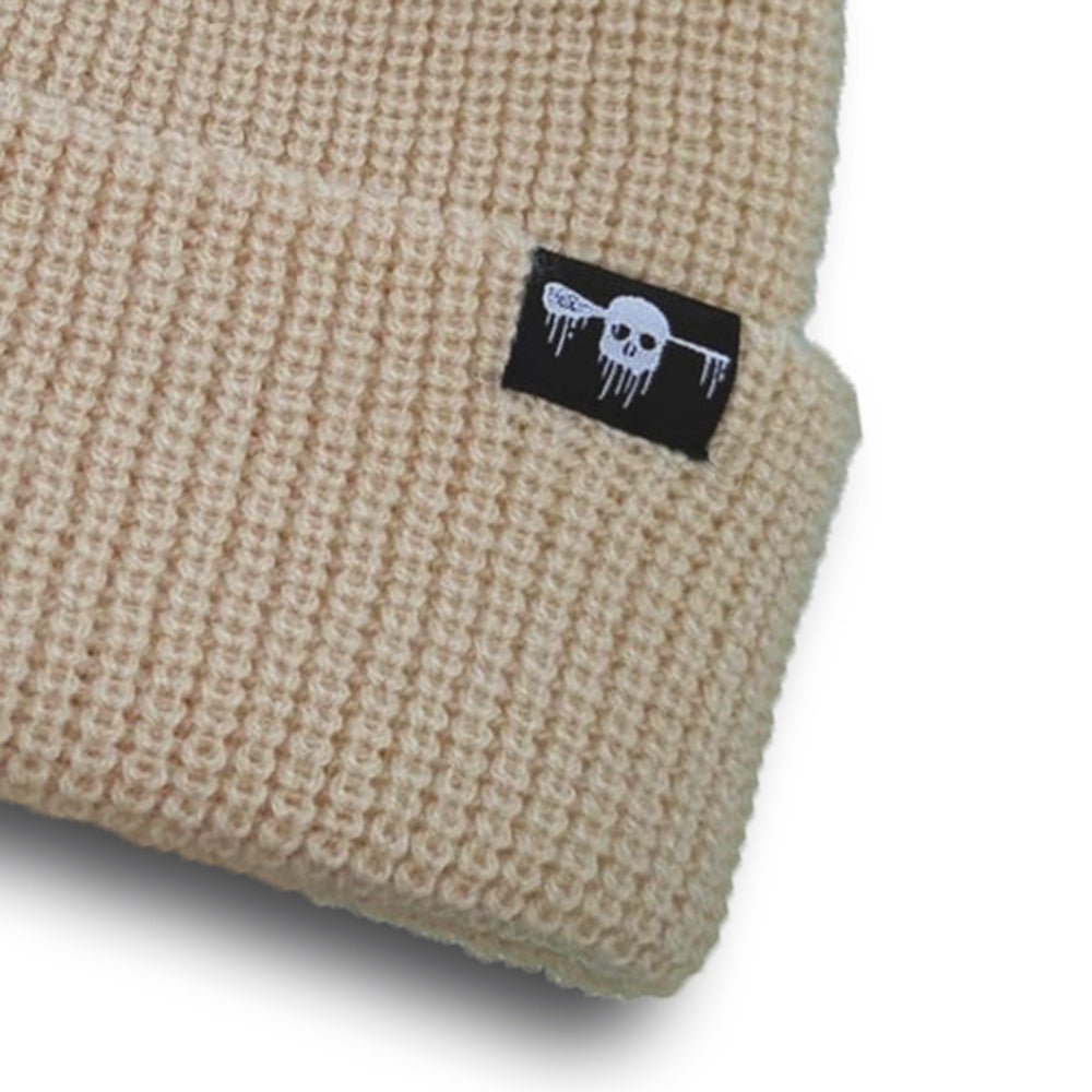 Drip Beanie Beige | Fisherman Lacrosse Beanie | Hobo Lax