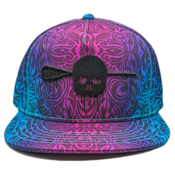 Drip Snapback - Gradient Lacrosse Hat | Hobo Lax