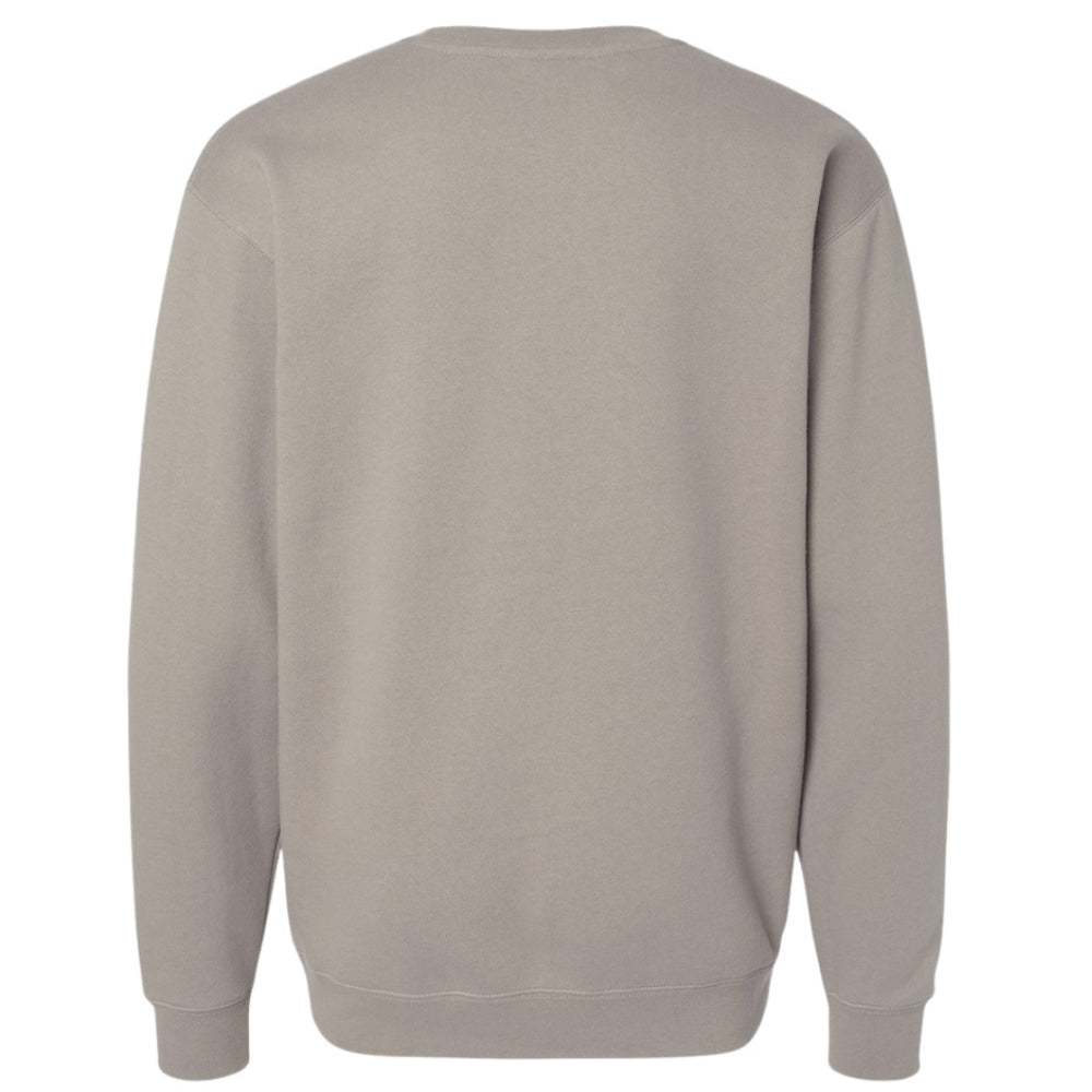 Adult Crewneck - ALC in stone, back view