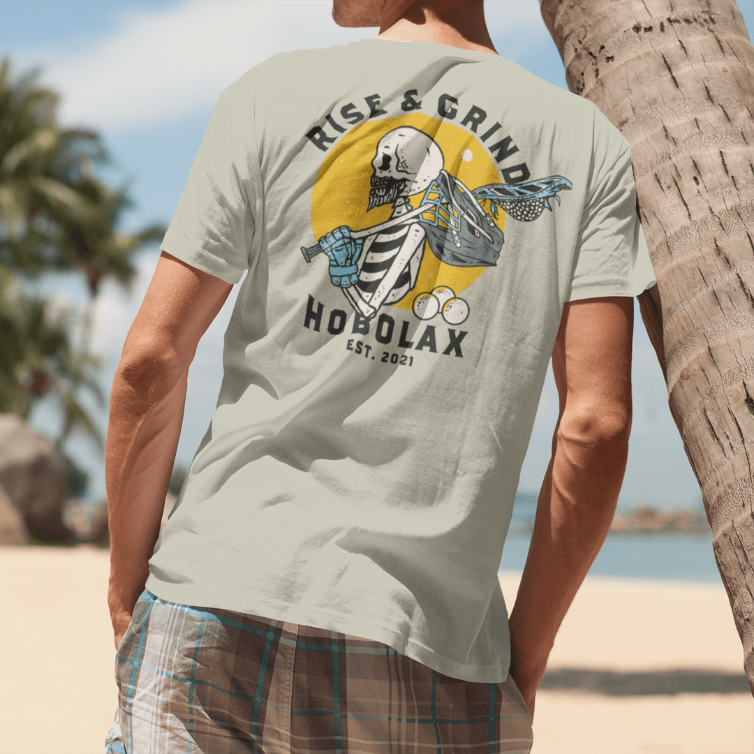 Rise &amp; Grind Tee - Hobo Lax