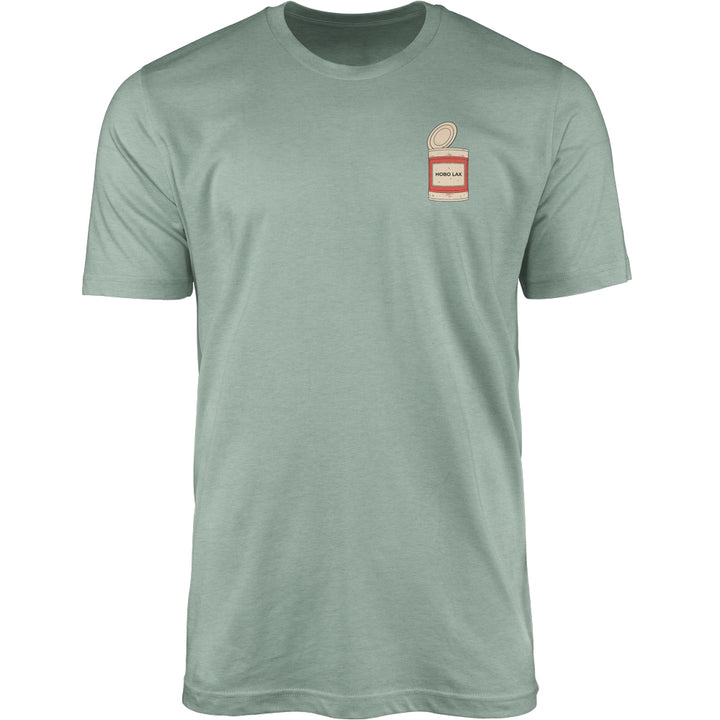The Can Opener lacrosse t-shirt in seafoam funny tee