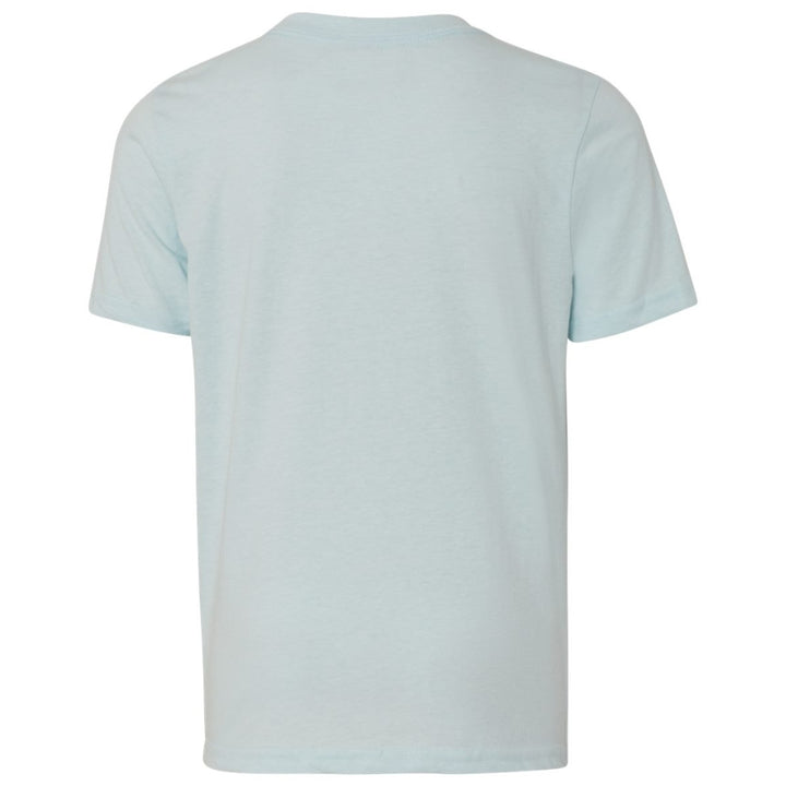 Youth Tee - ALC in ice blue, back view