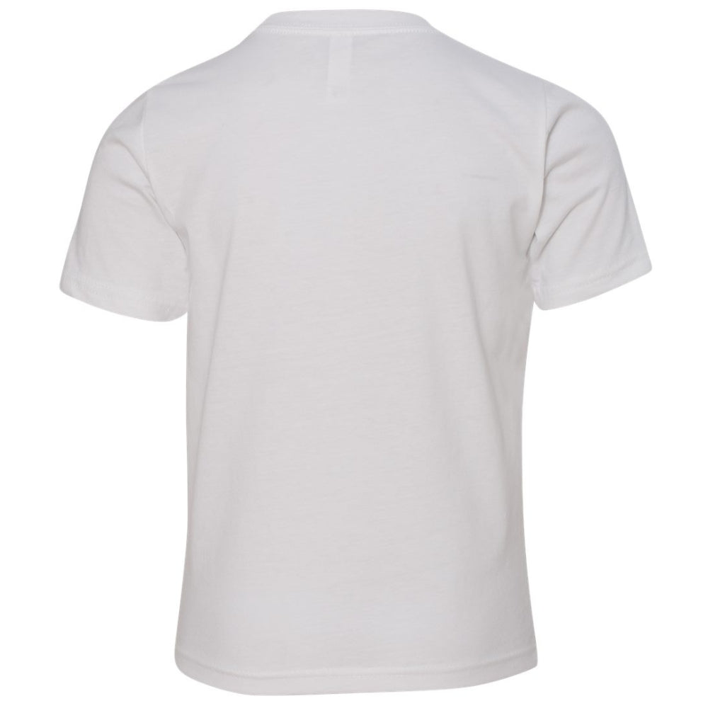 Youth Tee - ALC in white, back view