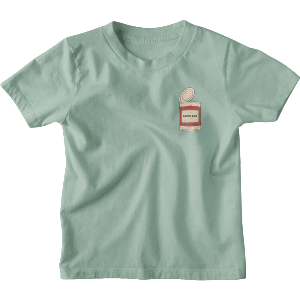 Can Opener Youth Lacrosse T-Shirt in Seafoam – Front