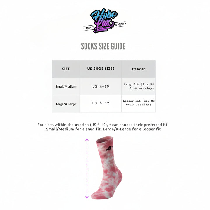 Drip Crew Socks - Pink Sugar