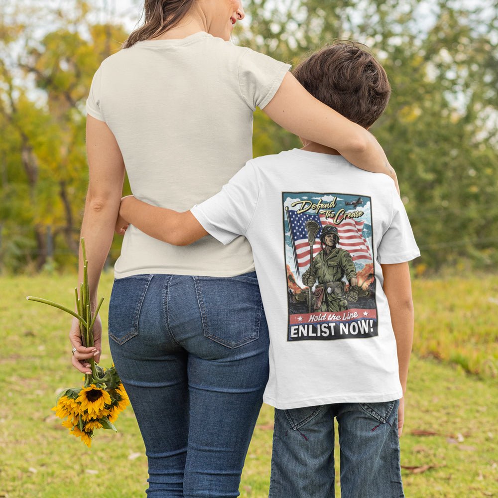 Youth For Crease &amp; Country Tee - Hobo Lax