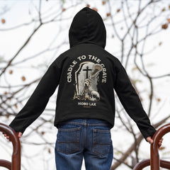 Youth Cradle to the Grave Hoodie - Hobo Lax