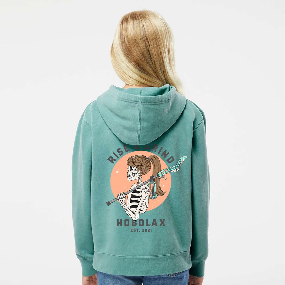 Youth Rise &amp; Grind: Her Way Hoodie - Hobo Lax