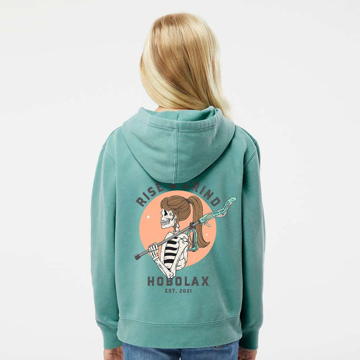 Youth Rise &amp; Grind: Her Way Hoodie - Hobo Lax