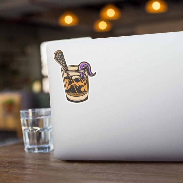 Rip &amp; Sip - Vinyl Sticker - Hobo Lax